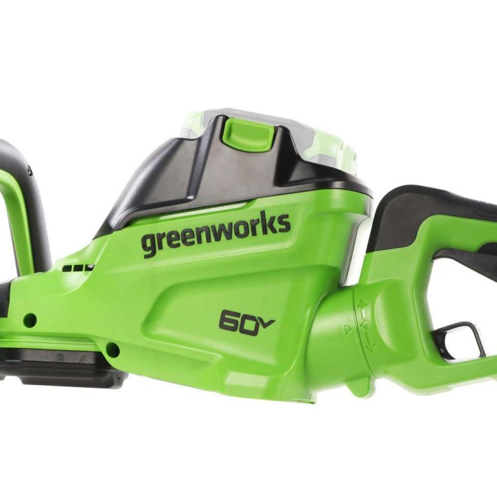 Greenworks HT6606R -akkupensasleikkuri, 66 cm, 60 V, ilman akkua ja laturia