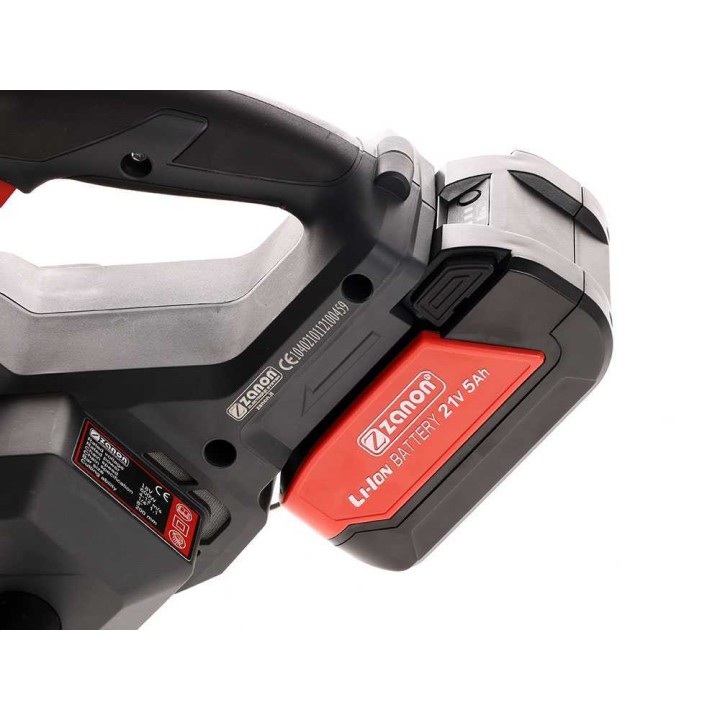 Zanon ZP 200 akkumoottorisaha, 2 × 18 V 5 Ah, laippa 20 cm