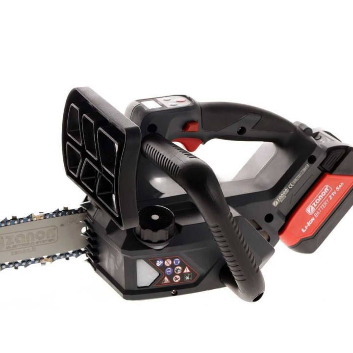 Zanon ZP 200 akkumoottorisaha, 2 × 18 V 5 Ah, laippa 20 cm