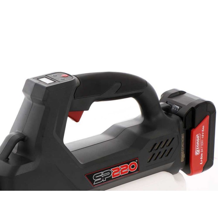 ZANON SP 220 akkukäyttöinen sumutin, 18 V, 5 Ah, 2,2 l