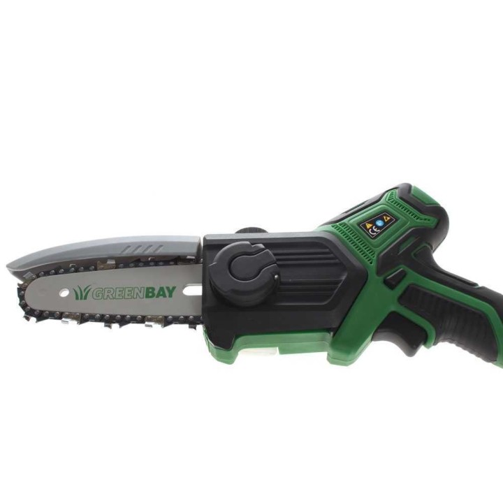 GreenBay TopSaw 5C akkukäyttöinen oksasaha, 350 W, 2 akkua 16,8 V 2 Ah