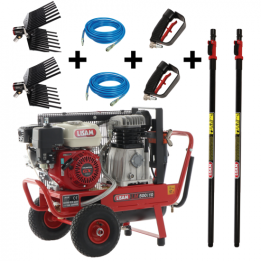 Lisam LM 500 10 KIT HOBBY 2 Operatori moottorikompressorisarja oliivien poimintaan 5 5 HP 10 l
