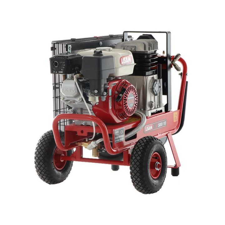 Lisam LM 500/10 KIT HOBBY 2 Operatori -moottorikompressorisarja oliivien poimintaan, 5,5 HP, 10 l