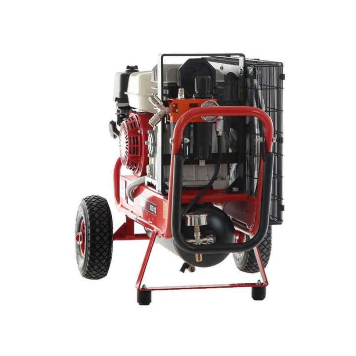 Lisam LM 500/10 KIT HOBBY 2 Operatori -moottorikompressorisarja oliivien poimintaan, 5,5 HP, 10 l