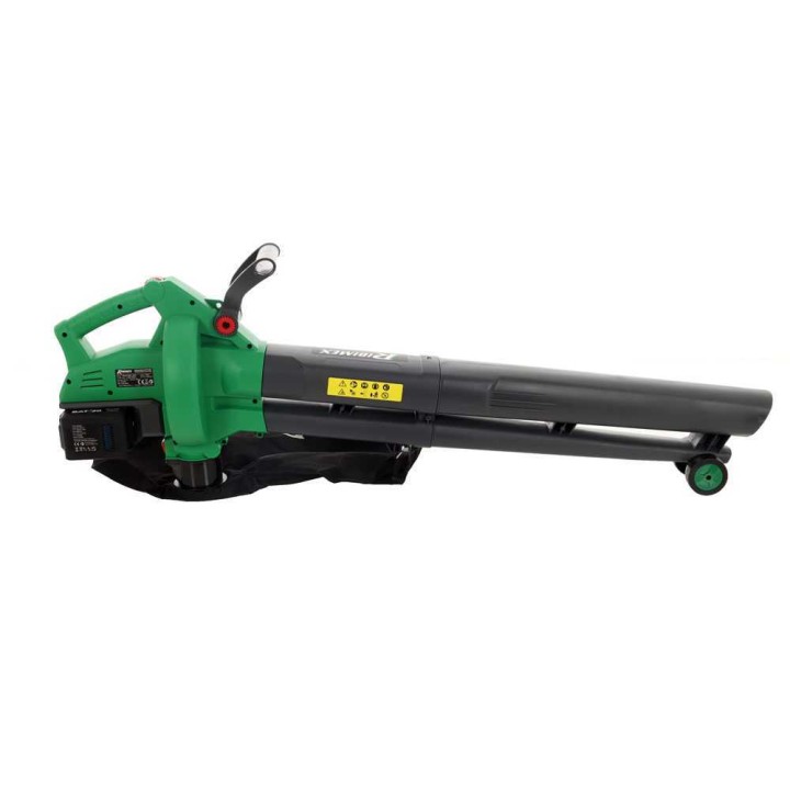 Ribimex PRBAT20-ASBSB akkukäyttöinen puhallin-imuri-silppuri, 40 V, 45 l