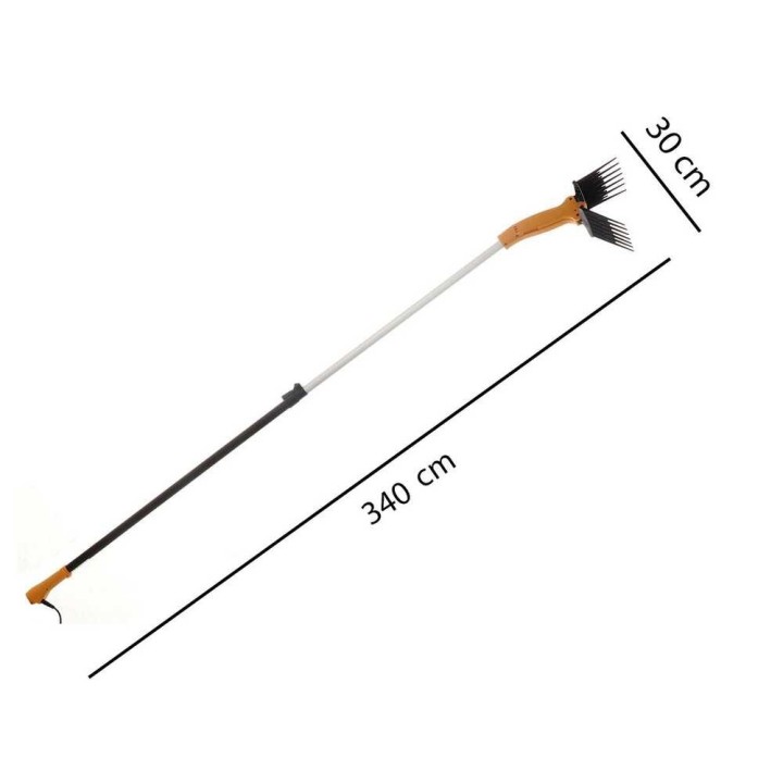 Volpi Olytech Dualcomb 13 -akkuoliivinkerääjä, 12 V, teleskooppivarsi 230–350 cm