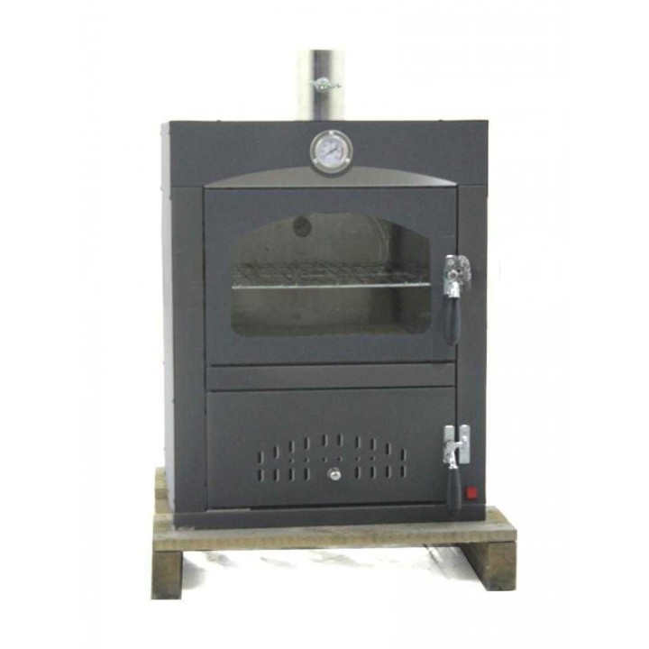 Nuovo Minimus 50 Mini Inc puulämmitteinen leivinuuni, 2 tasoa