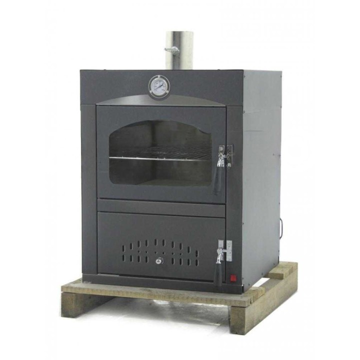 Nuovo Minimus 50 Mini Inc puulämmitteinen leivinuuni, 2 tasoa