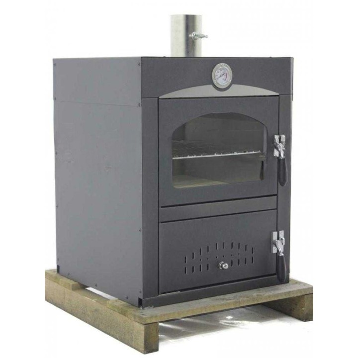 Nuovo Minimus 50 Mini Inc puulämmitteinen leivinuuni, 2 tasoa