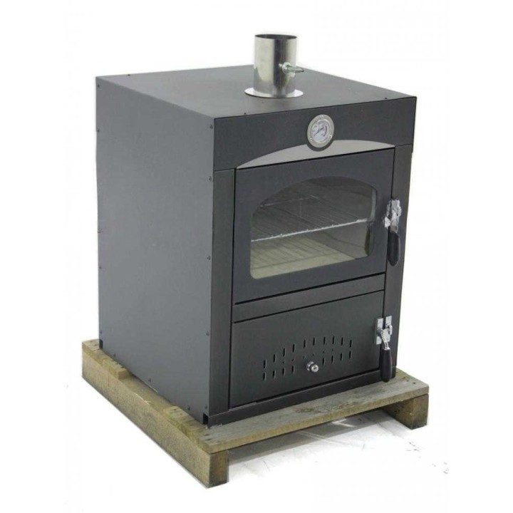 Nuovo Minimus 50 Mini Inc puulämmitteinen leivinuuni, 2 tasoa