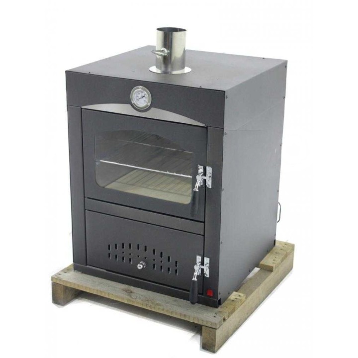 Nuovo Minimus 50 Mini Inc puulämmitteinen leivinuuni, 2 tasoa