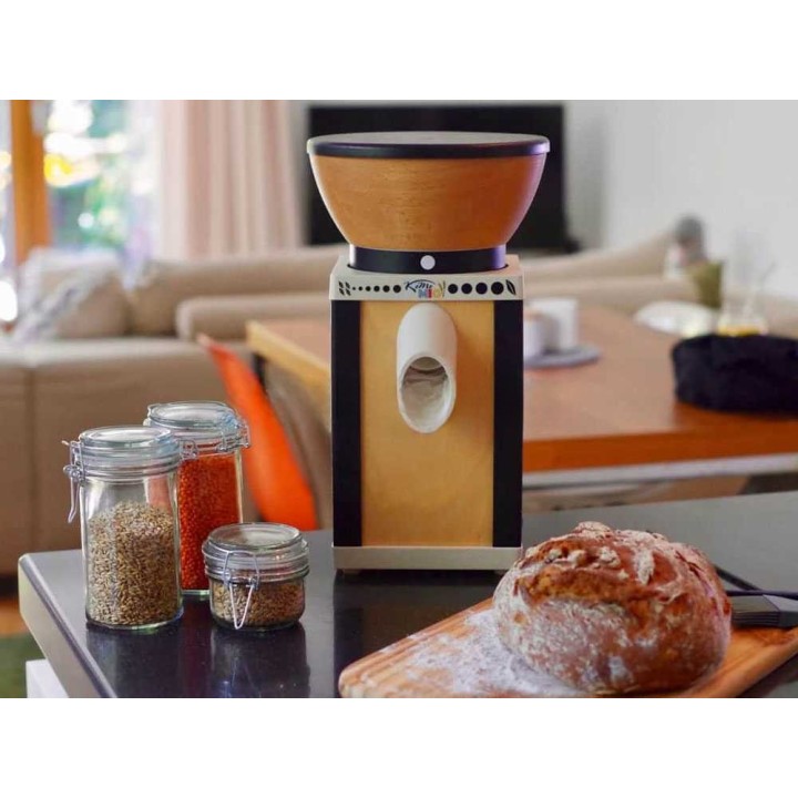 KoMoMio Nero sähköinen kivimylly jauhoille, 360 W, 1 200 g