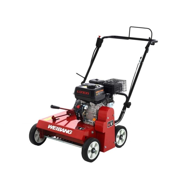 Weibang WB486CRC nurmikon ilmaaja, Loncin G200F, 5 HP, 46,7 cm