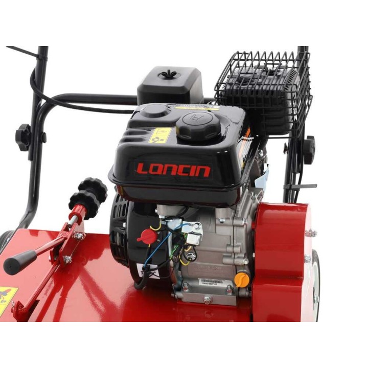 Weibang WB486CRC nurmikon ilmaaja, Loncin G200F, 5 HP, 46,7 cm