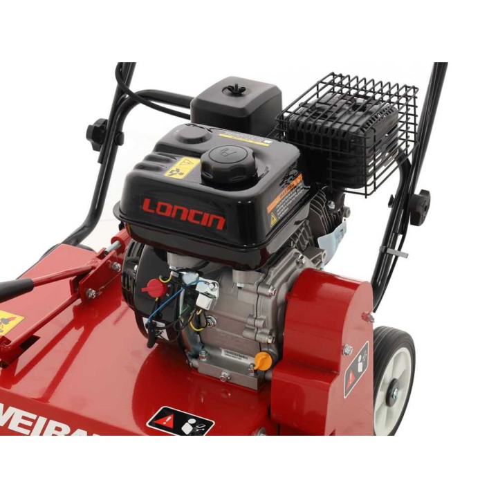 Weibang WB486CRC nurmikon ilmaaja, Loncin G200F, 5 HP, 46,7 cm