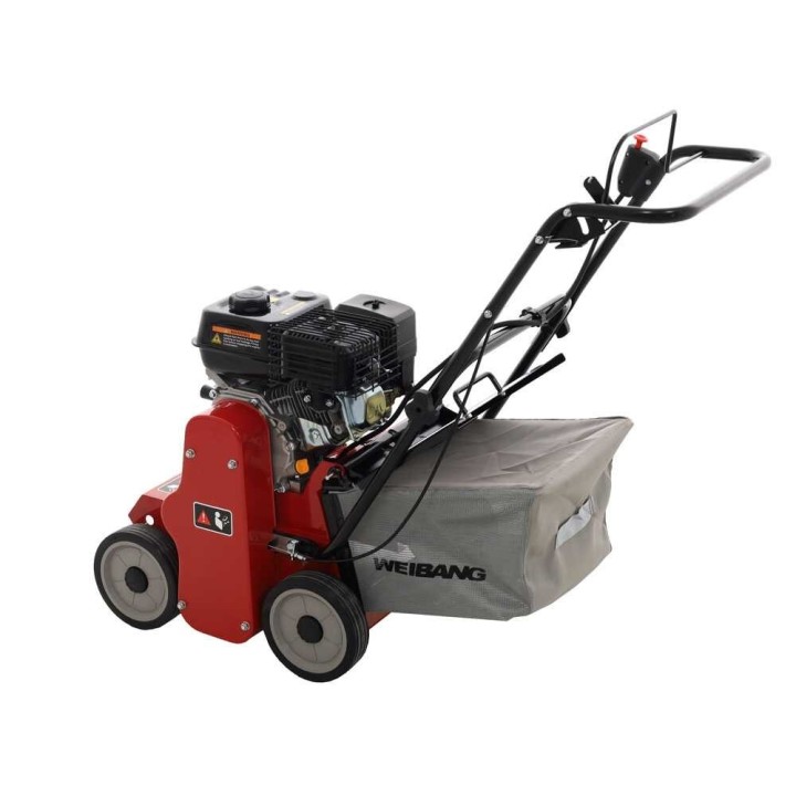 Weibang WB384RC nurmikon ilmaaja, Loncin G200F, 5 HP, 35 cm