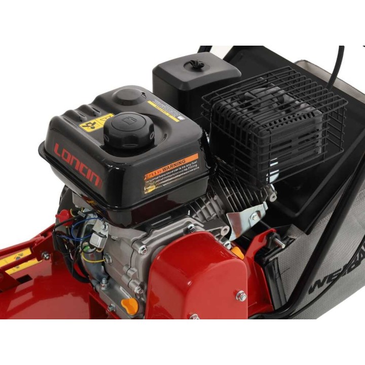 Weibang WB384RC nurmikon ilmaaja, Loncin G200F, 5 HP, 35 cm
