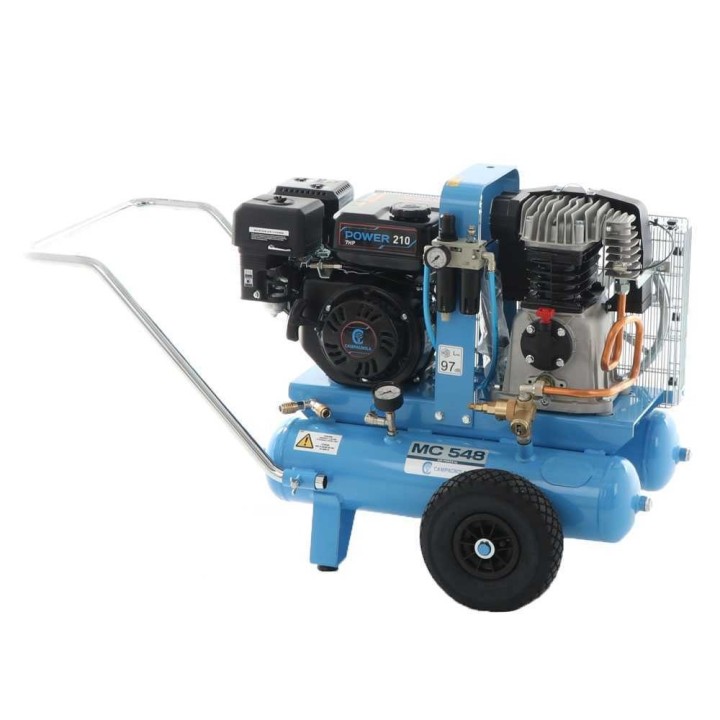 Campagnola MC 548 moottorikompressori, bensiini, 7 HP, 22 l, 11 bar