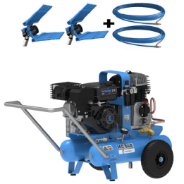 Campagnola MC 548 motokompressorisarja 7 HP 2 Tuono Evo poimuria ja letkut
