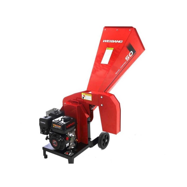 Weibang WBCH507LC biotriturari oksille, Loncin 196 cm³, 5,6 HP, 50 mm