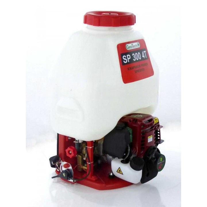 GeoTech SP 300 4T selkämallinen ruiskupumppu, 25 l, 1,5 HP, 4-tahti