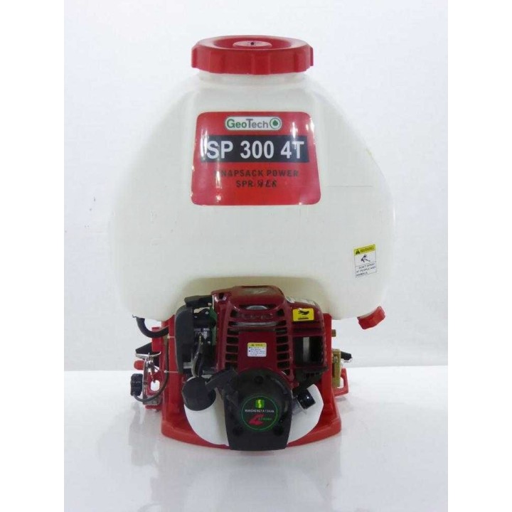 GeoTech SP 300 4T selkämallinen ruiskupumppu, 25 l, 1,5 HP, 4-tahti