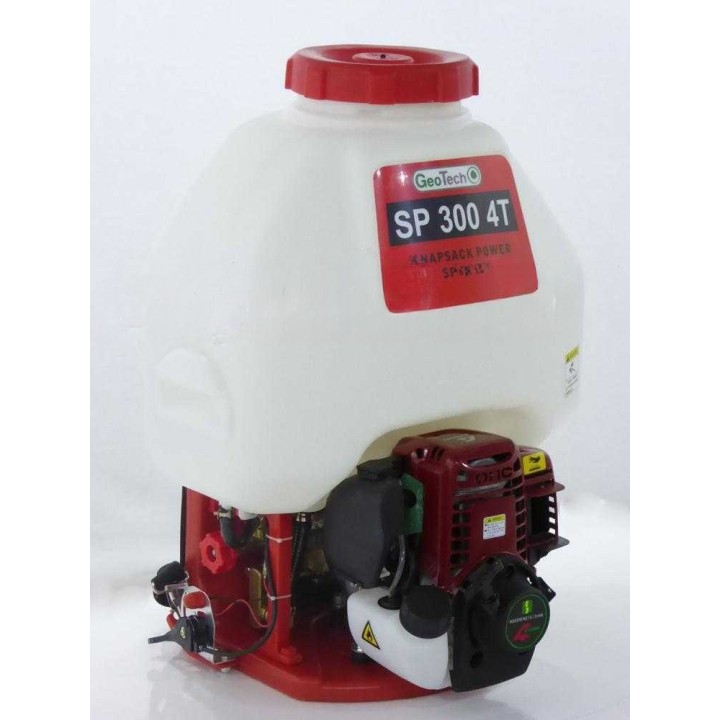 GeoTech SP 300 4T selkämallinen ruiskupumppu, 25 l, 1,5 HP, 4-tahti