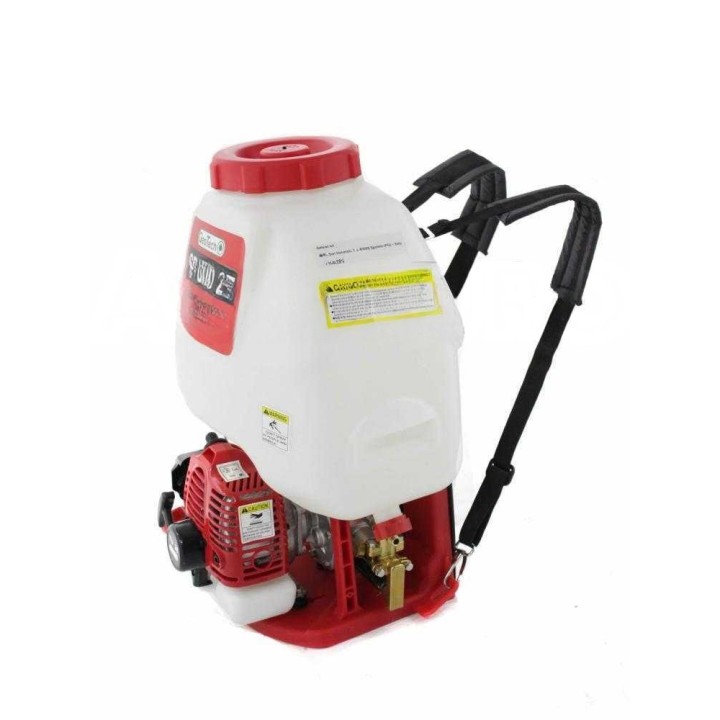GeoTech SP 300 2T selässä kannettava ruiskupumppu, 25 l, 2-tahtinen