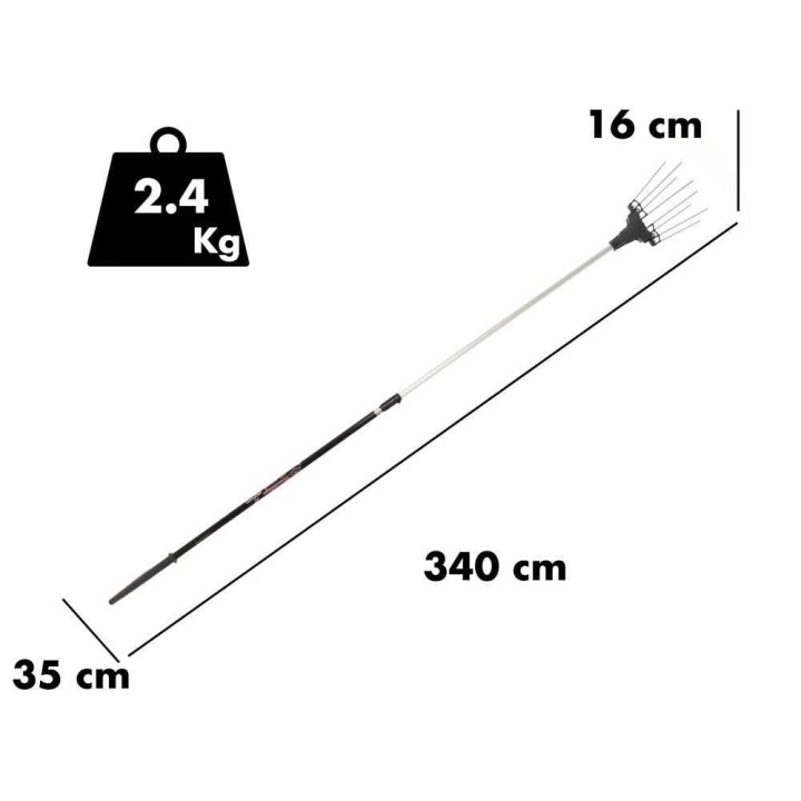 Zanon Murcielago R AL300 -oliivinkorjuukampa, 600 W, 50,4 V, 210–340 cm, ilman akkua