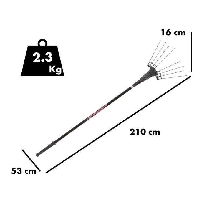 Zanon Albatros AL 300 oliivinkeruulaite, 600 W, teleskooppivarsi 210–340 cm, ilman akkua