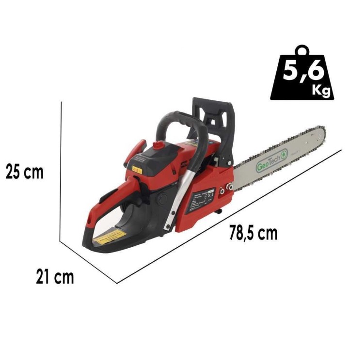 GeoTech GMS 37-40 polttomoottorisaha, 1,6 HP, 40 cm laippa