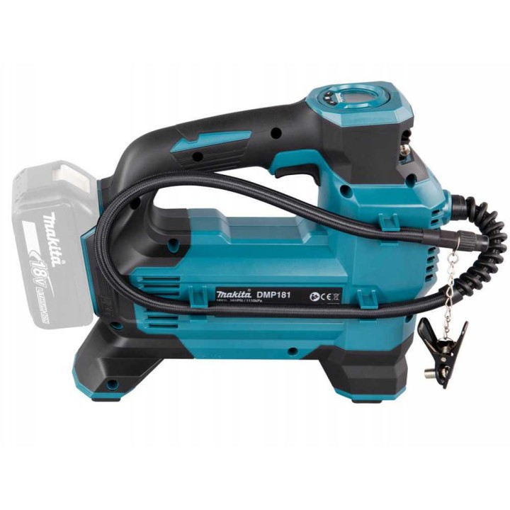 Makita DMP181Z akkukompressori, 18 V, ilman akkua ja laturia