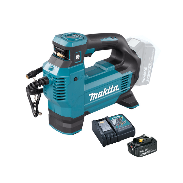 Makita DMP181Z akkukompressori 18 V 11 1 bar akku ja laturi