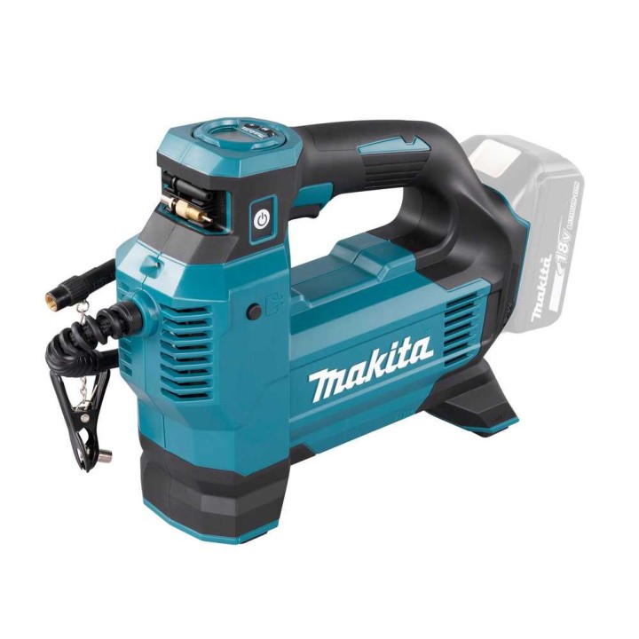 Makita DMP181Z akkukompressori, 18 V, 11,1 bar, akku ja laturi