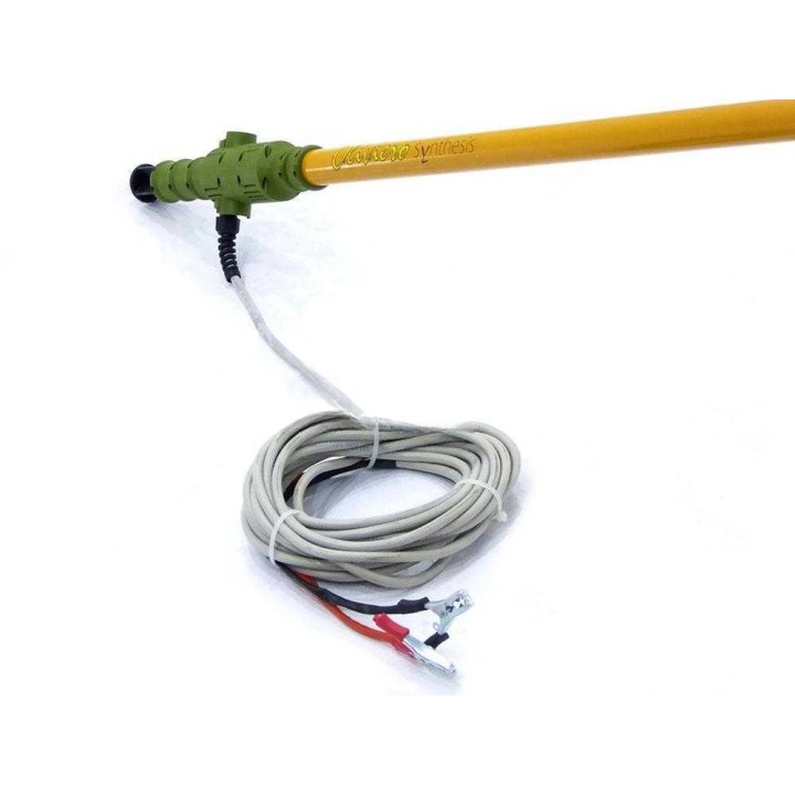 Oliviero Synthesis -akkuoliivinkerääjä, 12 V, 250 cm, alumiinivarsi
