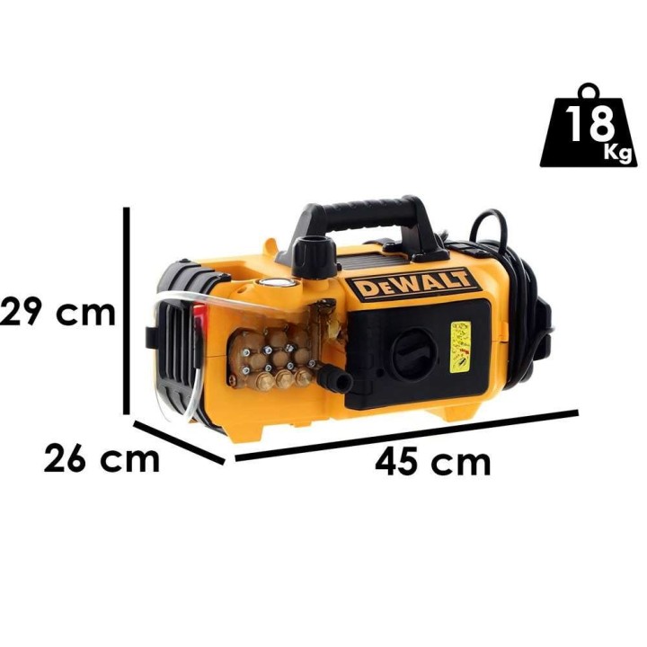 DeWalt DXPW 001CE kylmävesipainepesuri, 160 bar, 2 900 W, 500 l/h