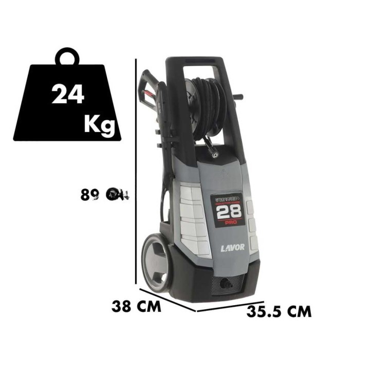Lavor Vertigo 28 Pro kylmävesipainepesuri, 2 800 W, 180 bar, 510 l/h