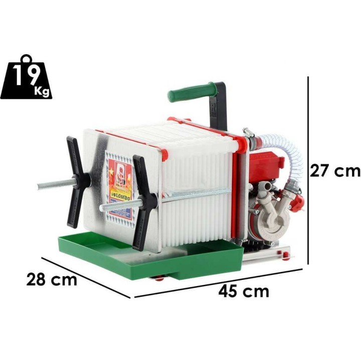 Rover Colombo 18 INOX viinisuodatin ja Novax-pumppu, 0,5 HP, 230 V