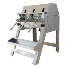 Enotecnica Pillan 3B INOX manuaalinen täyttölaite 3 putkea 250 pulloa h