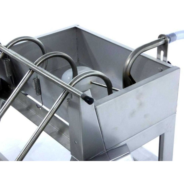 Enotecnica Pillan 3B INOX manuaalinen täyttölaite, 3 putkea, 250 pulloa/h