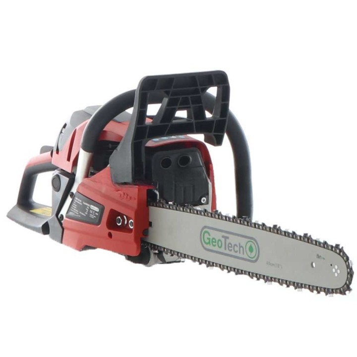 GeoTech GMS 52-45 bensiinimoottorisaha, 52 cm³, 2,5 HP, 45 cm laippa