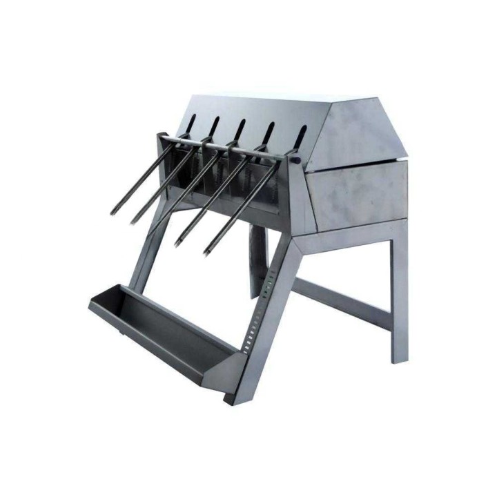 Enotecnica Pillan 5B INOX manuaalinen täyttökone, 5 suutinta, 350 pulloa/tunti