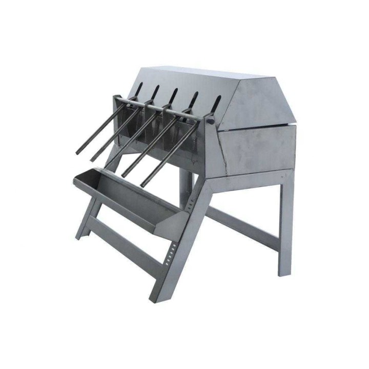 Enotecnica Pillan 5B INOX manuaalinen täyttökone, 5 suutinta, 350 pulloa/tunti