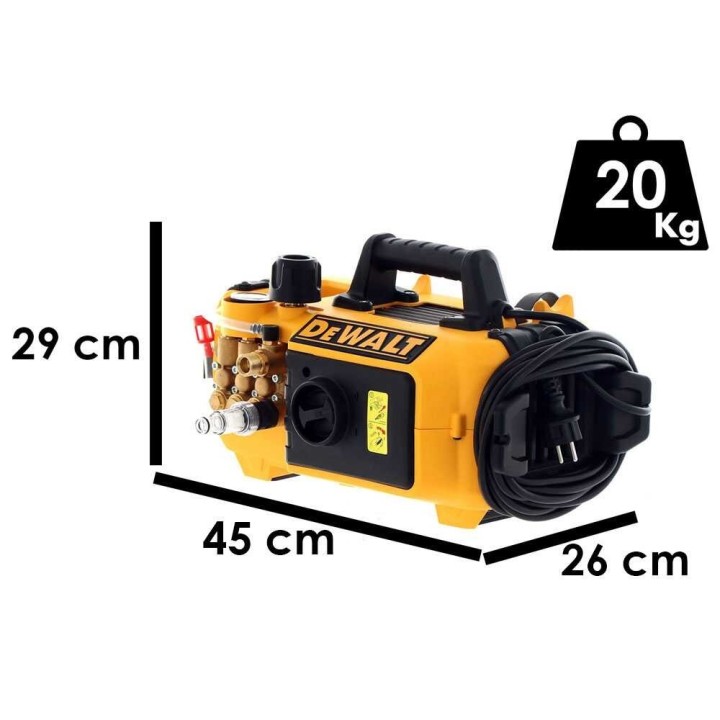 DeWalt DXPW 003CE kylmävesipainepesuri, 150 bar, 2 900 W, 630 l/h