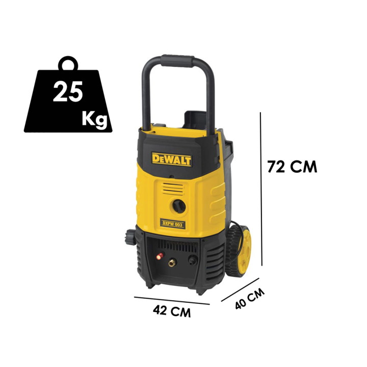 DeWalt DXPW003E kylmävesipainepesuri, 160 bar, 2,9 kW, 630 l/h