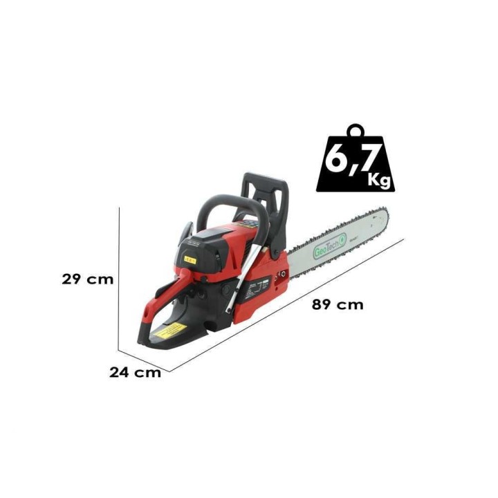 GeoTech GMS 58-50 moottorisaha, 58 cm³, 3,2 HP, 50 cm laippa