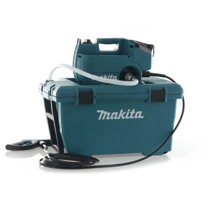 Makita DHW080ZK akkukäyttöinen painepesuri, 50 l, 80 bar, 2 akkua