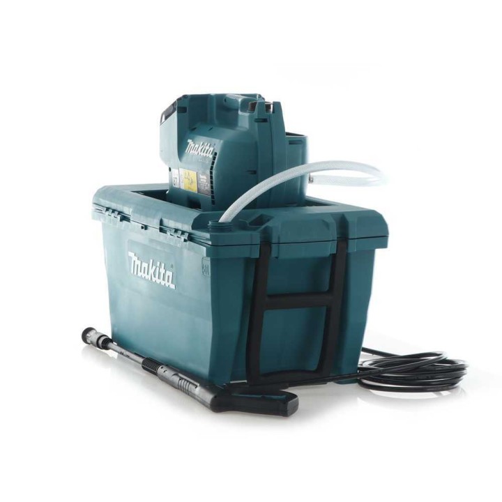 Makita DHW080ZK akkukäyttöinen painepesuri, 50 l, 80 bar, 2 akkua