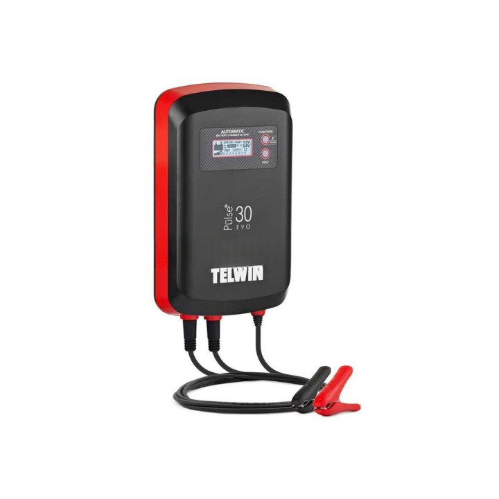 Telwin Pulse 30 Evo akkulaturi ja ylläpitolaite, 12–24 V, 5–400 Ah