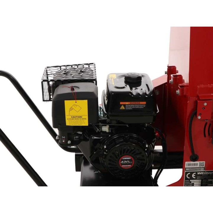 Weibang WBCH1013LCD biotrituratore oksille, Loncin 420 cm³, 15 HP, 100 mm